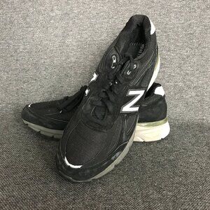 New Balance 990v4 Black Mens 14D Running Shoes Sneakers *No Insoles* Made In USA